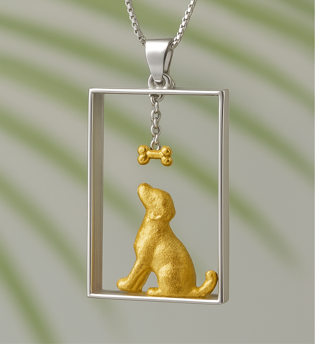 Luxury dog mom jewelry gift