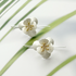 Flower fine Silver earrings