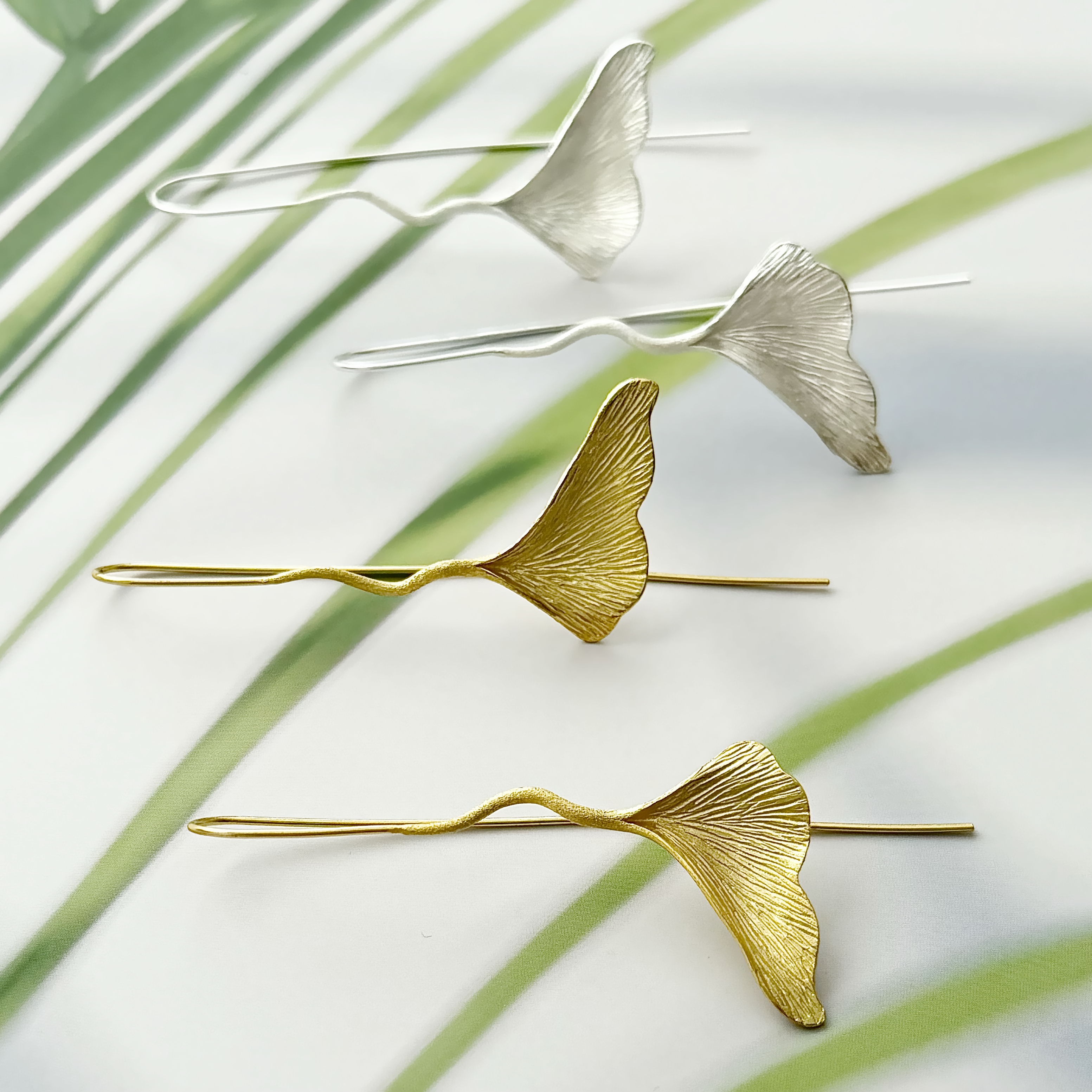 Long Sterling silver earrings