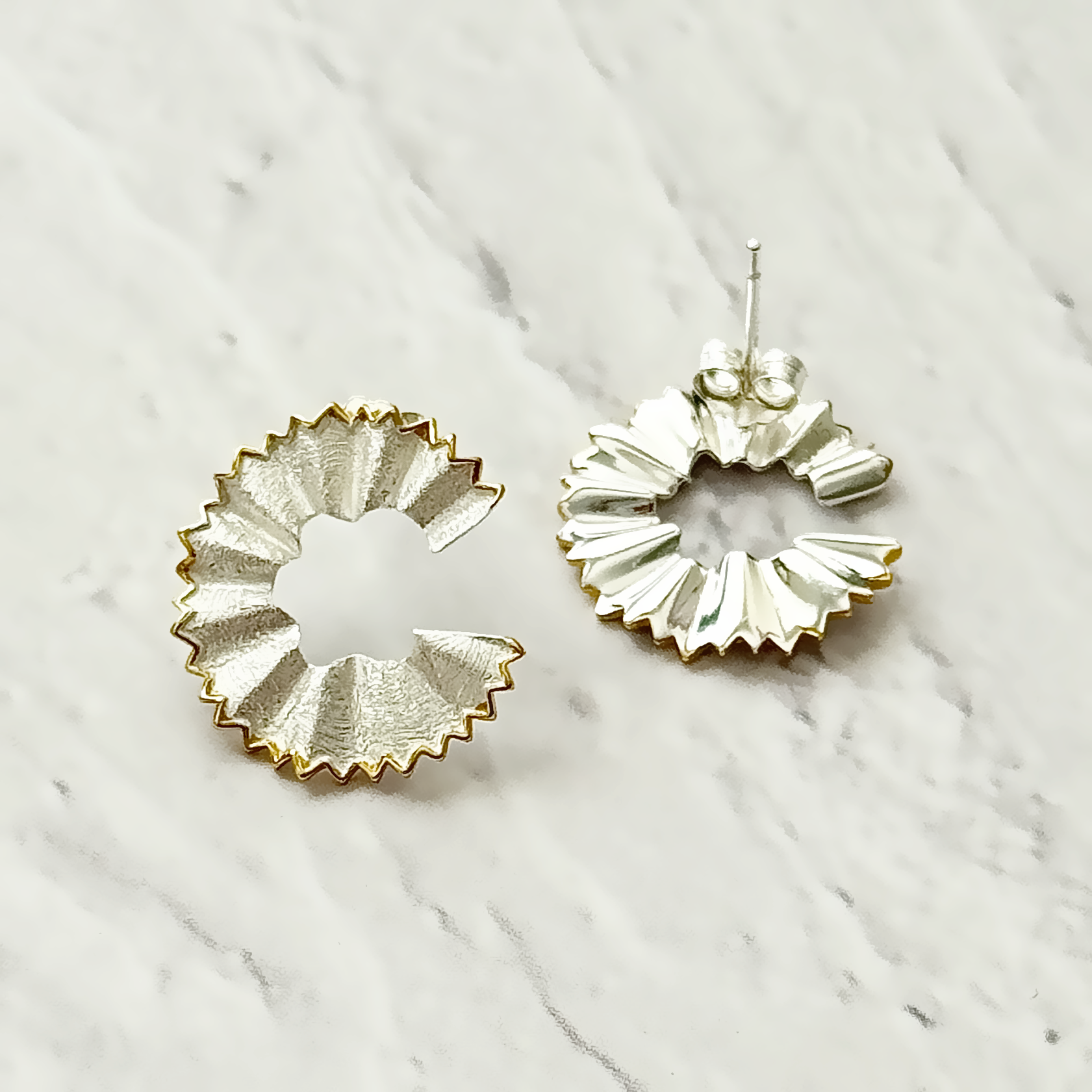Art-inspired earrings