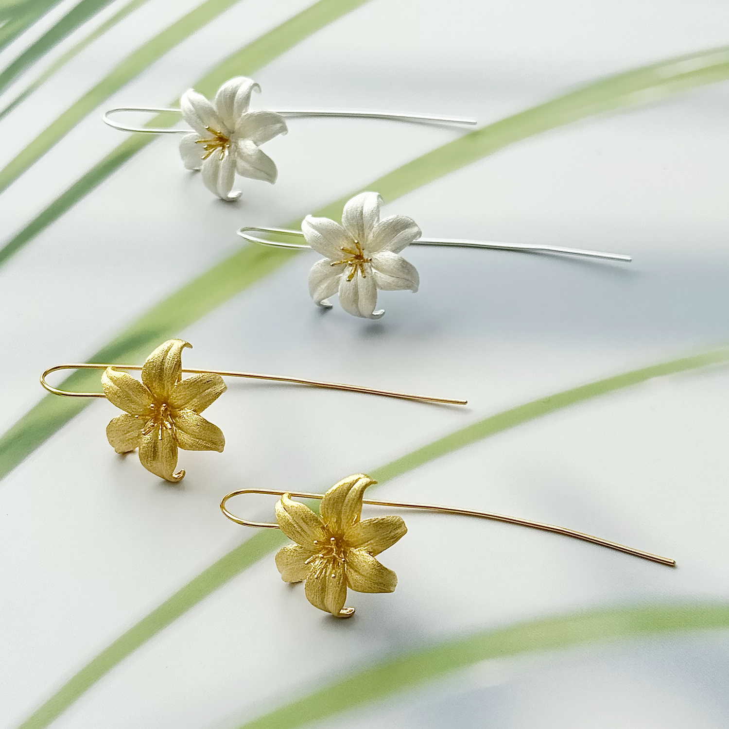 Fine Silver Flower Jewelry