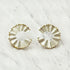 Pencil Shavings stud earrings