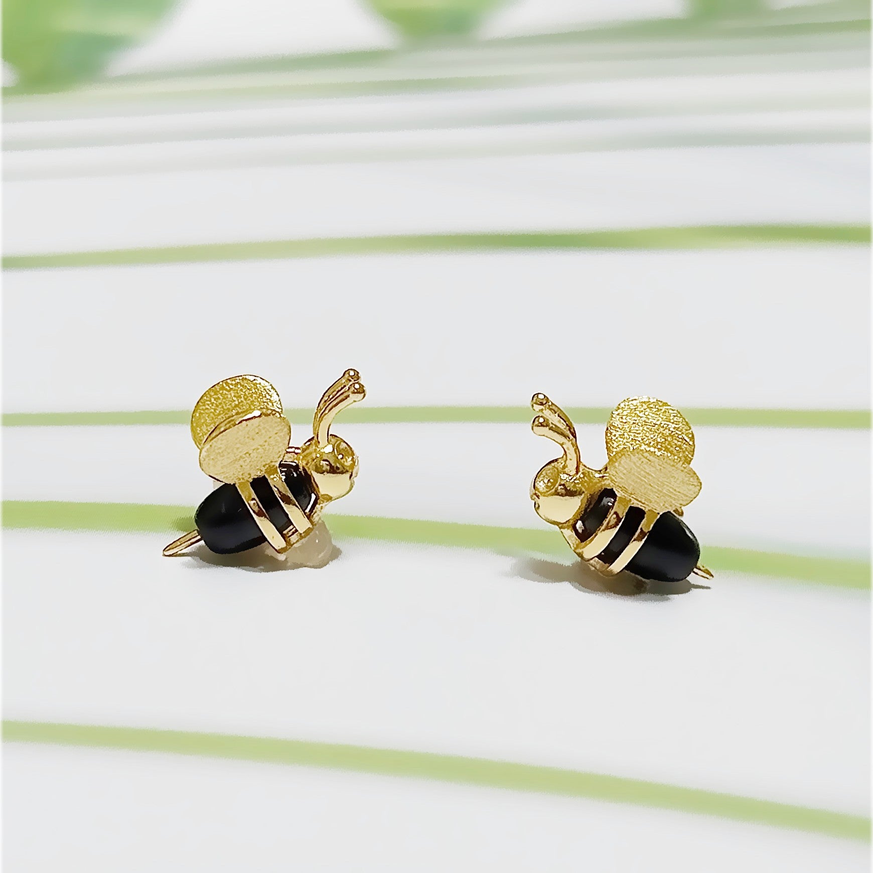 Dainty Bee Stud Earrings
