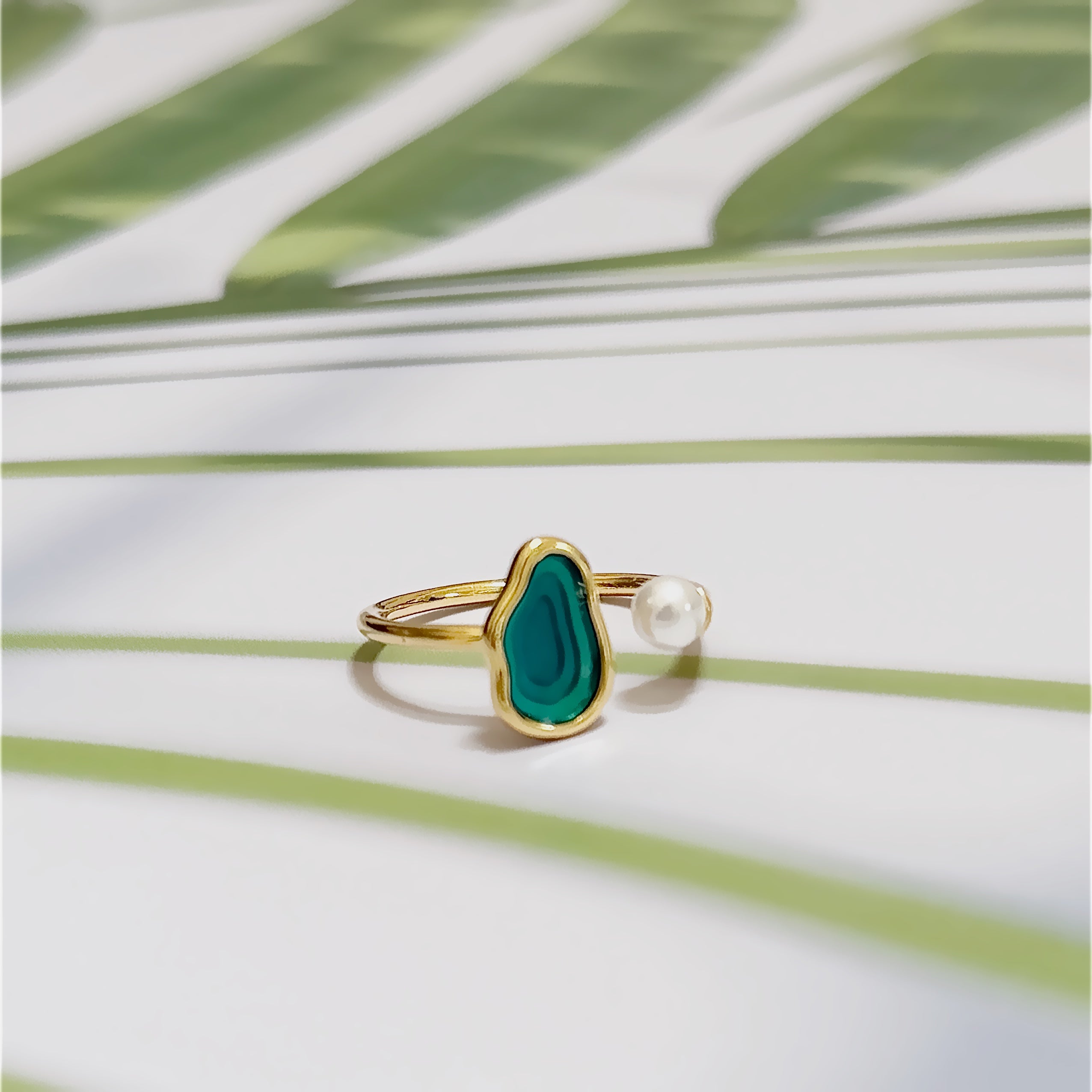 Gold plated silver rings