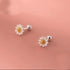 daisy stud earrings