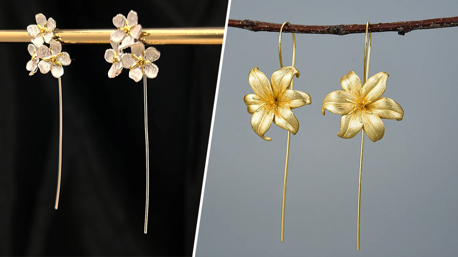 Celebrate Flowers & Leaves with Juweries Earrings