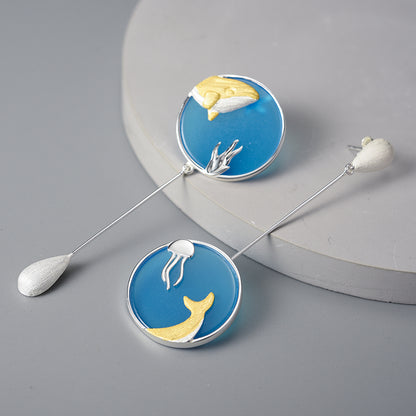 whale earrings online view