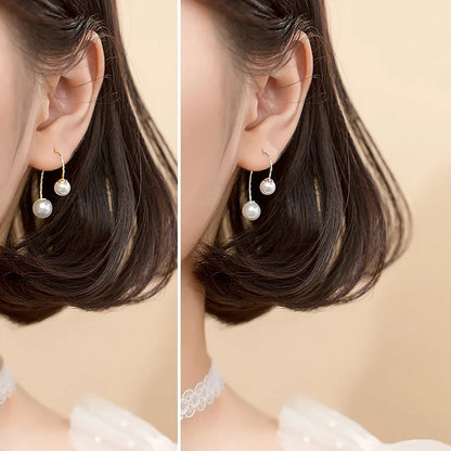 Elegant silver earrings