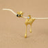 Asymmetrical bee and honey drip earrings set in 925 sterling silver with 18kt gold plated accents for a unique nature-inspired look