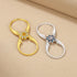 Unique reversible flower ring jewelry gift, 18kt gold plated silver ring for nature lovers and garden enthusiasts