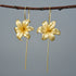 Lily Gold Flower Earrings