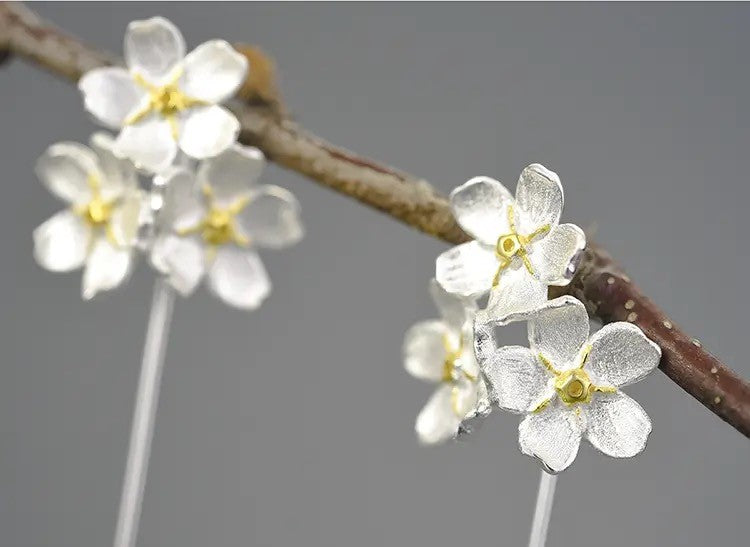 Top Flower Trio Earring Set