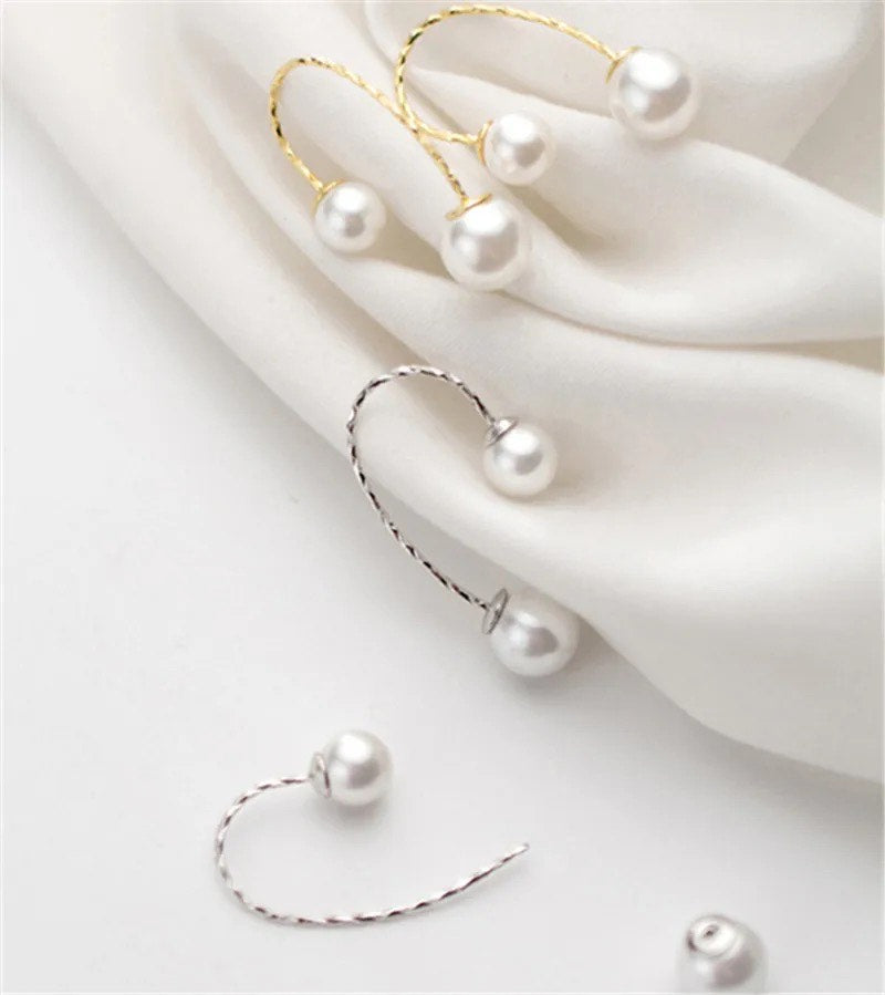 PEarl Gold Earrings