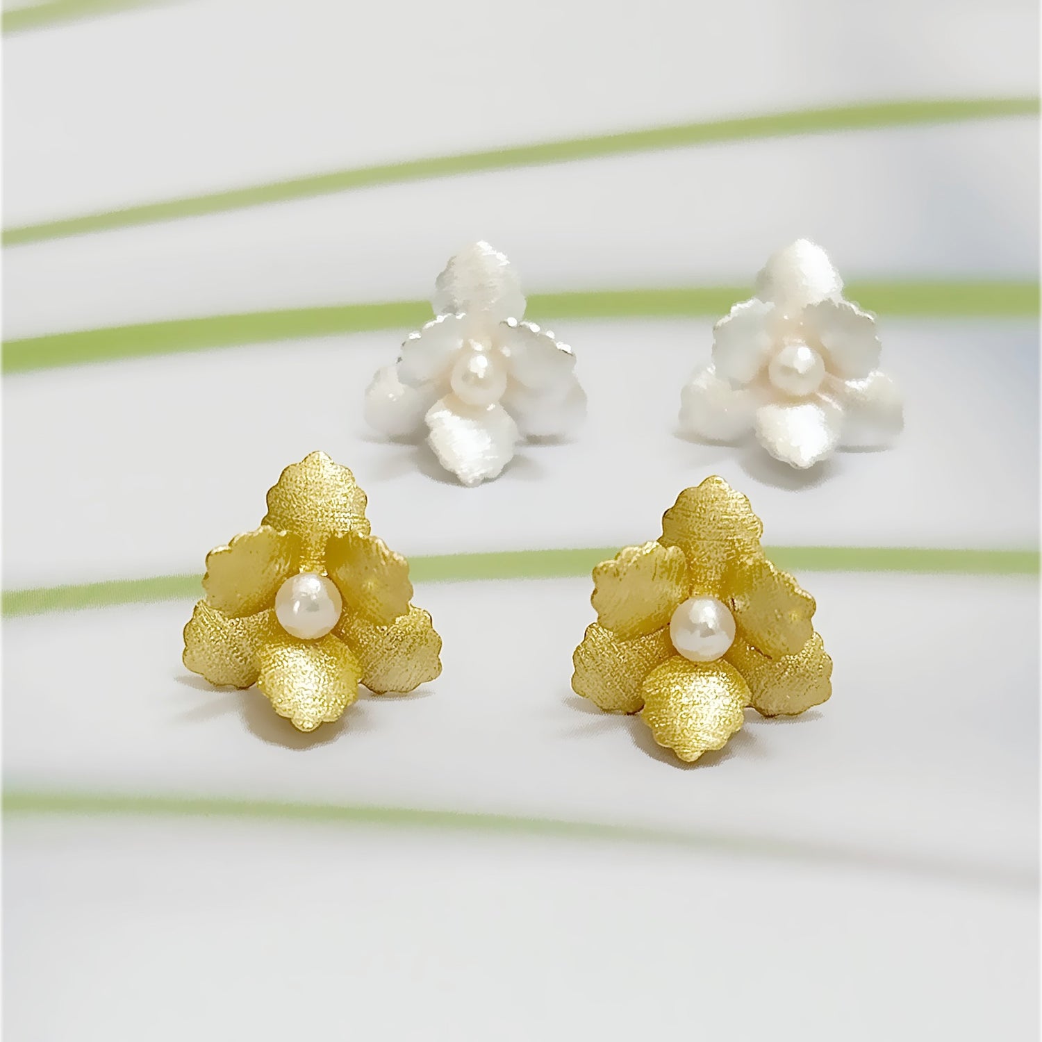 Dainty Real Pearl Earrings