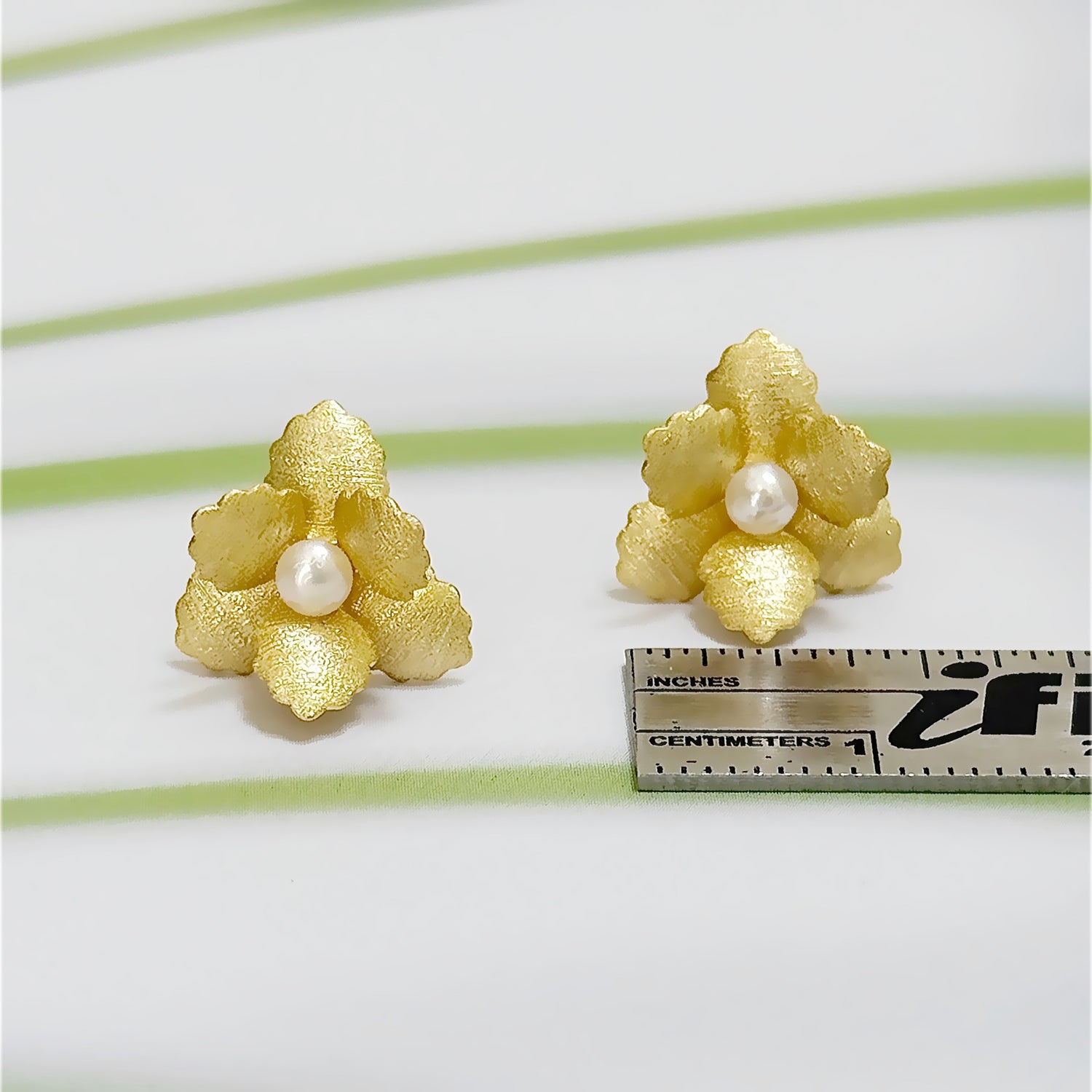 Dainty Gold Plated stud Earrings