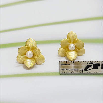 Dainty Gold Plated stud Earrings