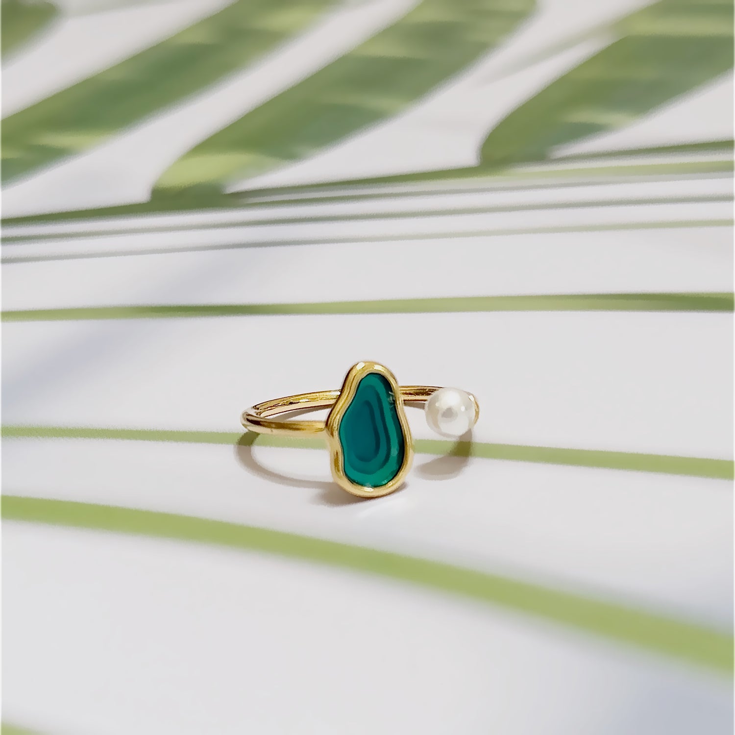 Gold plated silver rings