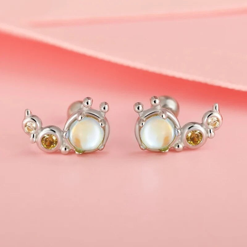 Snail Silver earrings