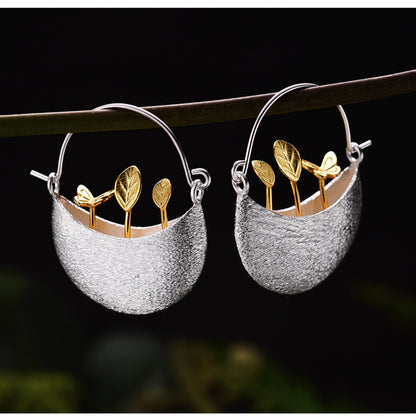 Plant pot Earrings