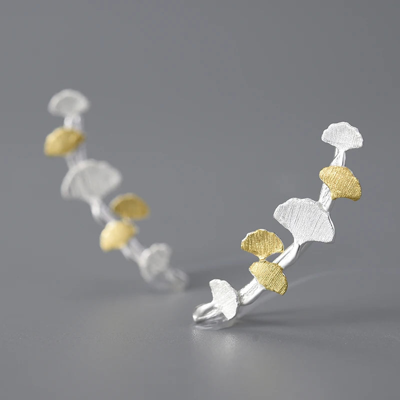 ginkgo leaf earrings online