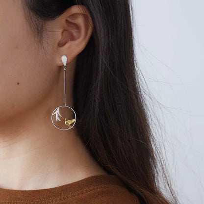 High quality bird earrings