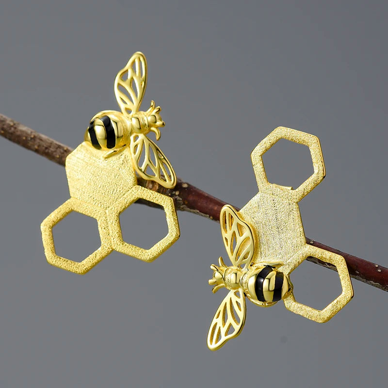 Honey Comb Earrings