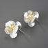 Best Flower Silver and Gold Drop Earrings