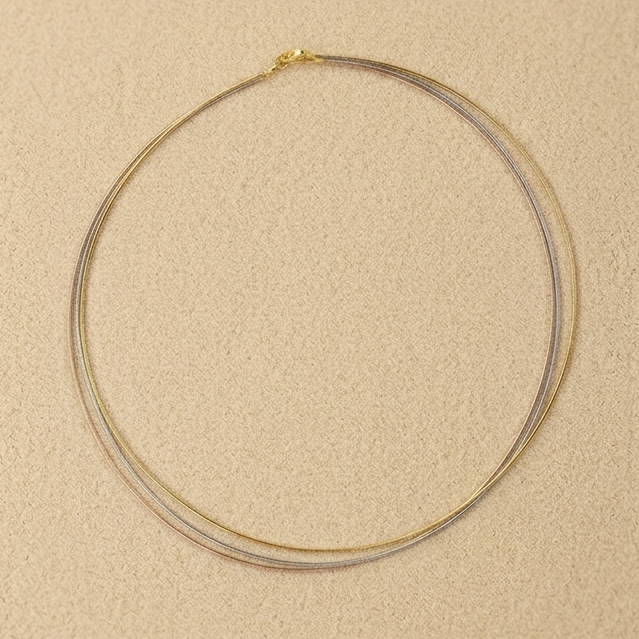 Unique hand crafted high fashion silver necklace for moms