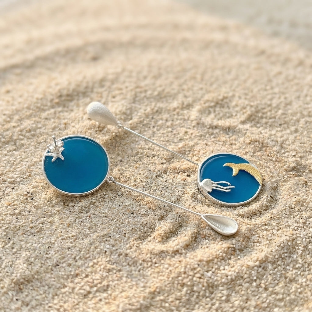 Best ocean animal lover earrings mother&